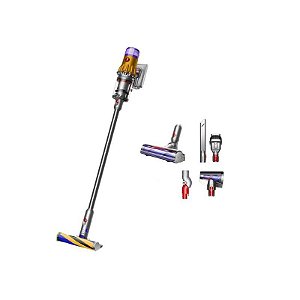 Aspirador Portátil Dyson V12 Detect Slim Absolute Wireless - Amarelo e Níquel