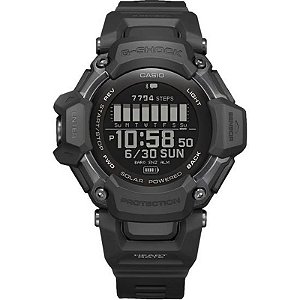 Relógio Masculino Casio Gbd-H2000-1Bdr - Preto, Com Monitoramento De Saúde E Atividade
