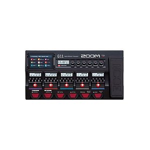 Pedaleira Multiefeitos Zoom G11 para Guitarra Elétrica professioneel