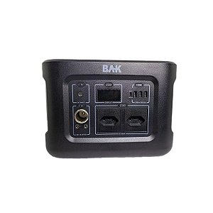 Gerador de Energia Portátil BAK 600W - Kit Completo para Emergências