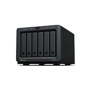 Servidor NAS Synology DiskStation DS620SLIM - Intel Celeron J3355, 6 Baias, Preto