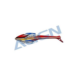 Fuselagem TR760 F3C Vermelha HF7601T para Modelos de Aeronaves