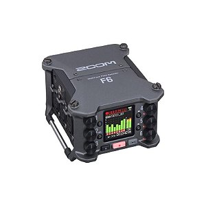 Gravador de Campo Zoom F6 - Gravador Profissional de Áudio Multicanal