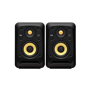 Monitor de Estúdio Ativo KRK V4 S4 - Par de Alto Desempenho para Mixagem e Produção