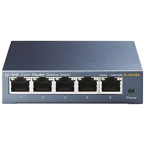 Hub Switch TP-Link TL-SG105 Desktop 5 Puertas 10/100/1000Mbps