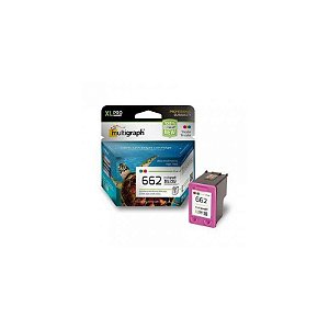 Cartucho Multicolorido 662XL para Impressoras HP CZ104