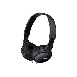 Fone de Ouvido Sony MDR-ZX110AP com Microfone 3,5mm - Cor Preta