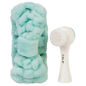 Conjunto de Pincéis e Faixa Facial Cala - Edição Limitada para Brilho e Estilo