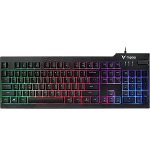 Teclado Rapoo V50S Preto com Fio - Layout Inglês