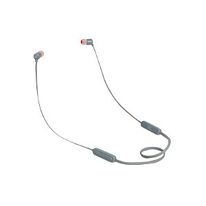 Fone de Ouvido Bluetooth JBL Tune 110BT - Sem Fio, Cinza, Som Imersivo de Alta Qualidade