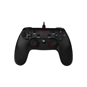 Controle Gaming Redragon Saturn G807 para PS3 e PC - Cor Preto