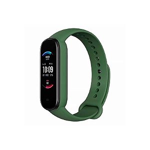 Pulseira Inteligente Xiaomi Amazfit Band 5 com Assistente Alexa - Verde Oliva