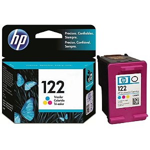 Cartucho de Tinta Colorida HP CH562HL 122 2ml para Impressoras