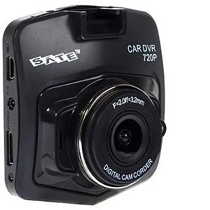Câmera Veicular Satellite A-Dvr031 12Mp Com Tela De 2.4" E Conexões Usb/Sd/Av/Hdmi