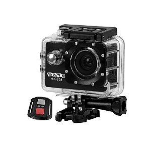 Câmera de Ação Full HD A-CS0812MP com Wi-Fi - Cor Preto