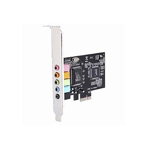 Placa de Som PCI Express 5.1 Canais - Alta Definição e Performance Auditiva