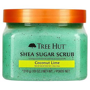 Esfoliante Corporal Tree Hut - Esfoliante de Açúcar com Manteiga de Karité - Coco e Limão - 510g