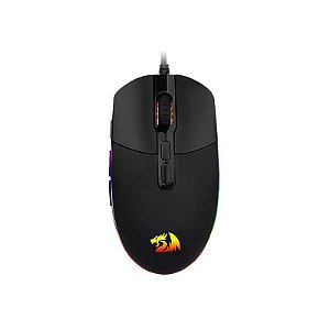 Mouse Gamer Redragon Invader M719 USB RGB Preto - Mouse Óptico Profissional para Jogos com Iluminação RGB