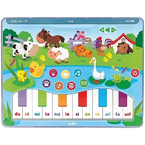 Tablet Interativo de Pelúcia com Sons de Animais