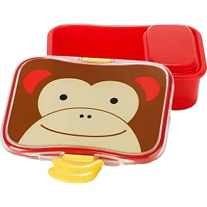 Kit Para Refeição Infantil Tupper De Macaco Skip Hop - 4 Peças