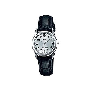 Relógio Casio Feminino LTP-V001L-7BUDF - Elegância e Estilo em Preto