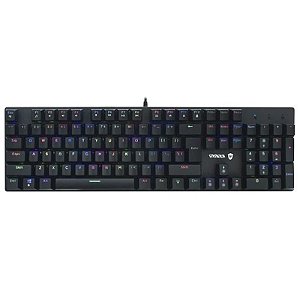 Teclado Mecânico Gamer Satellite GK-31 USB RGB - Preto - Layout Inglês