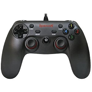 Controle Redragon Saturn G807 Com Fio - Pc E Ps3 - Cor Preto