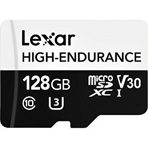 Cartão De Memória Micro Sd Lexar 128 Gb High-Endurance 100Mb/S Classe 10