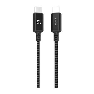 Cabo USB-C para USB-C 240W 200cm Adam Elements CASA P200 - Preto