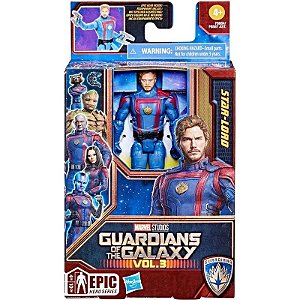 Boneco Star-Lord - Guardiões da Galáxia Vol. 3 - Hasbro F6664/F6587