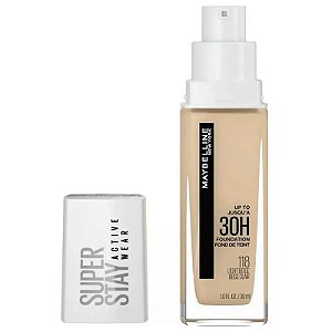 Base Maybelline Super Stay Active Wear 30H - Tom 120 Ivory Clássico - 30mL