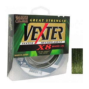 Linha de Pesca Vexter X8 0,25mm 30lb 150m - Alta Performance para Maré