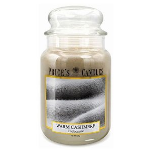 Vela Aromática Cashmere Quente Price's Candles - 630g