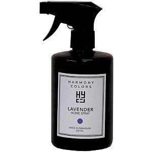 Spray Aromático Lavanda Harmony Colors - 550mL para Ambientes Relaxantes