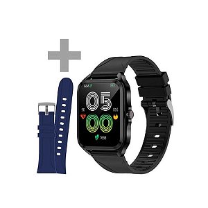 Relógio G-Tide Q1 com Bluetooth - Preto + Pulseira