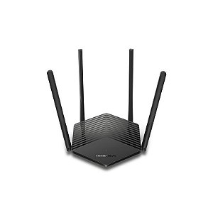 Roteador Wi-Fi 6 Mercusys MR60X AX1500 com 4 Antenas - Cor Preta