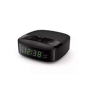 Rádio Relógio Philips Tar3205/37 Fm Bivolt Preto