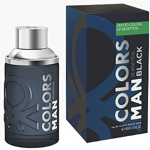 Perfume Benetton Colors Masculino Preto 100mL - Eau de Toilette