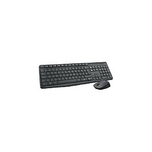 Mouse Sem Fio Logitech MK235 - Modelo 920-007901 - Conexão Eficiente e Prática