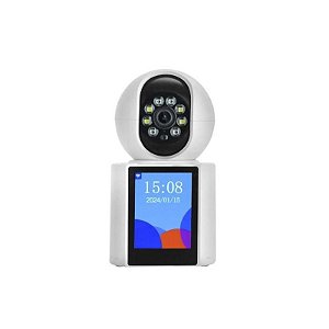 Câmera IP Sate A-CAM011M HD com Monitor Interno Icsee