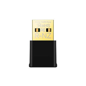 Adaptador Wi-Fi TP-Link Archer TX20U Nano AX1800 Dual Banda - Wifi 6 Compacto