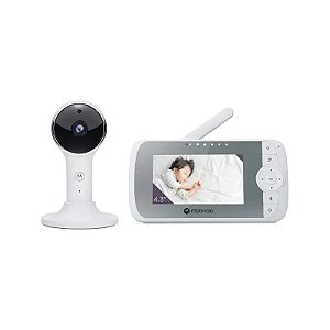 Babá Eletrônica Motorola VM64 Connect com Tela 4.3" Wi-Fi - Branco