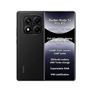 Smartphone Xiaomi Redmi Note 14 Pro LTE Dual SIM 6.67" 8GB RAM 256GB Preto (Global)