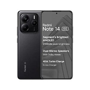 Smartphone Xiaomi Redmi Note 14 5G Dual SIM 6.67" 8GB RAM 128GB Preto (Índia)