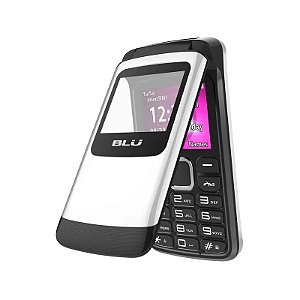 Celular Blu Zoey FLEX Z132 Dual SIM 1.8" Branco com Rádio FM e Antena Embutida