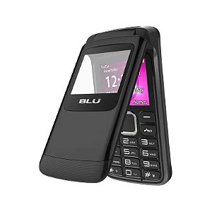 Celular Blu Zoey FLEX Z132 Dual SIM 1.8" Preto com Rádio FM e Antena Embutida