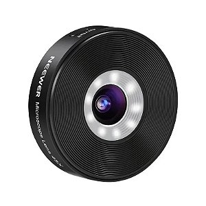 Lente Microscópica Neewer 45X para Celular com Rosca de 17mm - LS-32