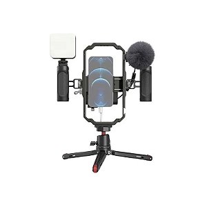 Suporte para Smartphone 62 mm Smallrig All-In-One Video Kit 3384B – Preto e Cinza