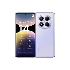 Smartphone Xiaomi Redmi Note 14 Pro 4G Global 256GB 8GB RAM Dual SIM Tela 6.67" Roxo - Lacre Pequeno