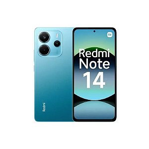 Smartphone Xiaomi Redmi Note 14 4G Global 128GB 6GB RAM Dual SIM Tela 6.67" Azul